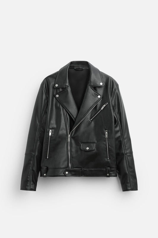 Biker Jacket - Faux